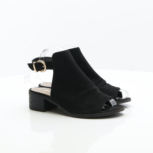 Primark Womens Black Suede Chelsea Boot UK 5 38