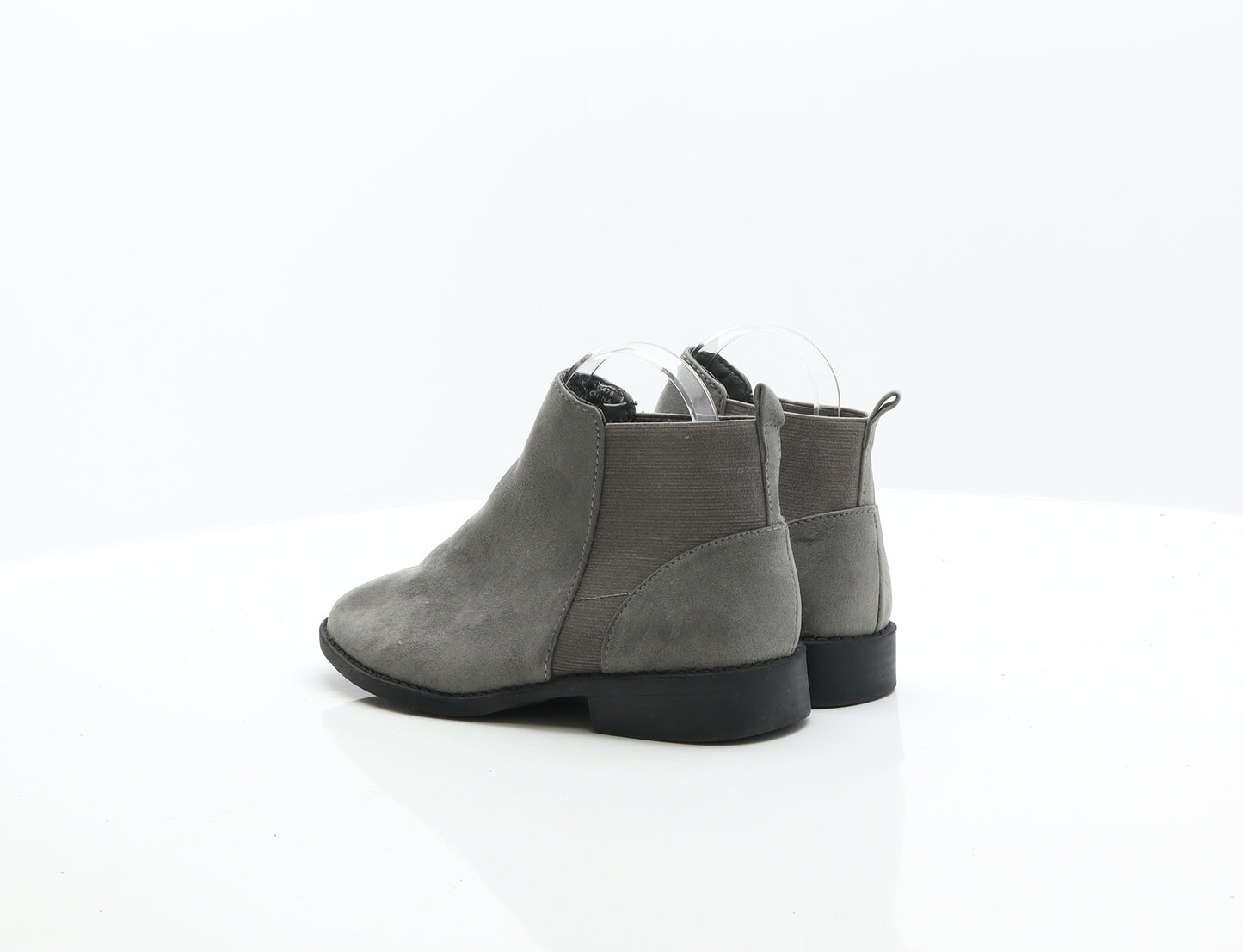 Primark Womens Grey Suede Chelsea Boot UK 4 37