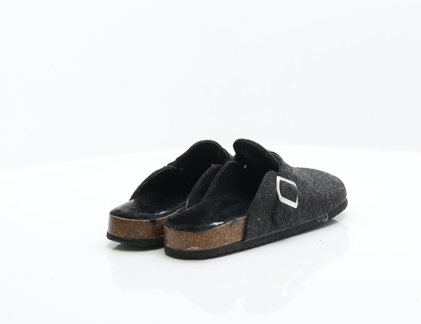Primark Boys Black Fabric Mule Slipper UK 5 38