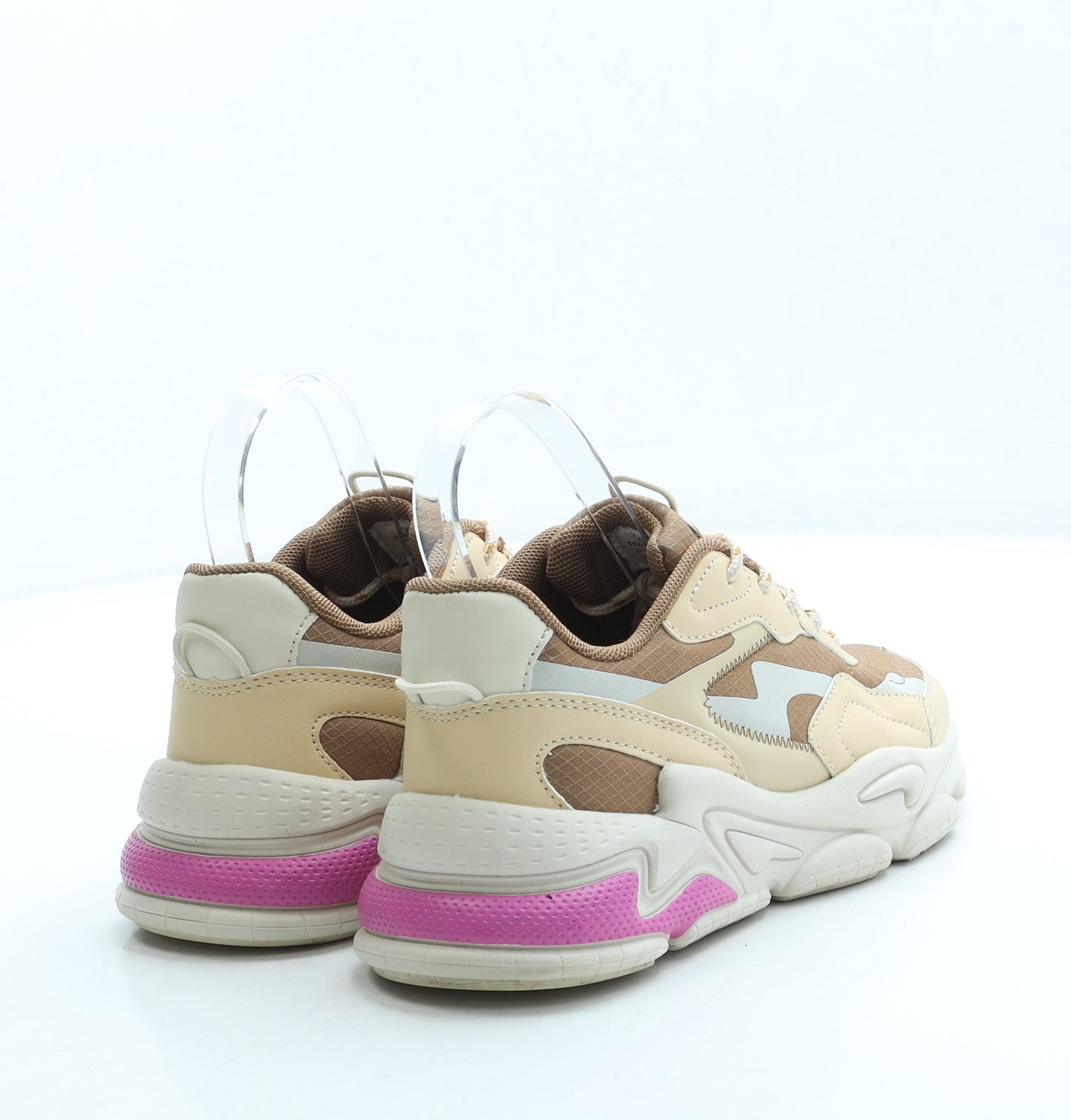 NEXT Girls Brown Polyester Trainer UK 2