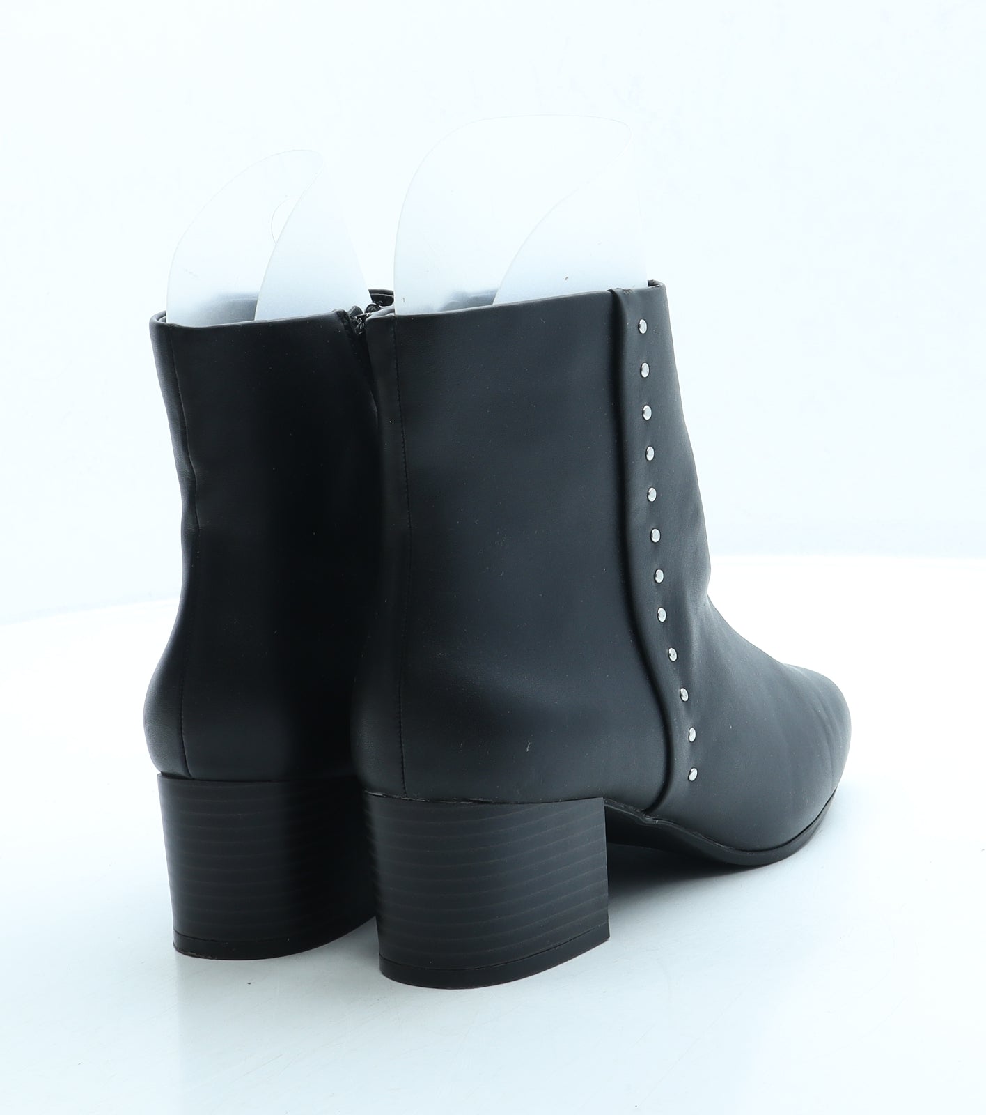 Damart Womens Black Leather Bootie Boot UK 5 38