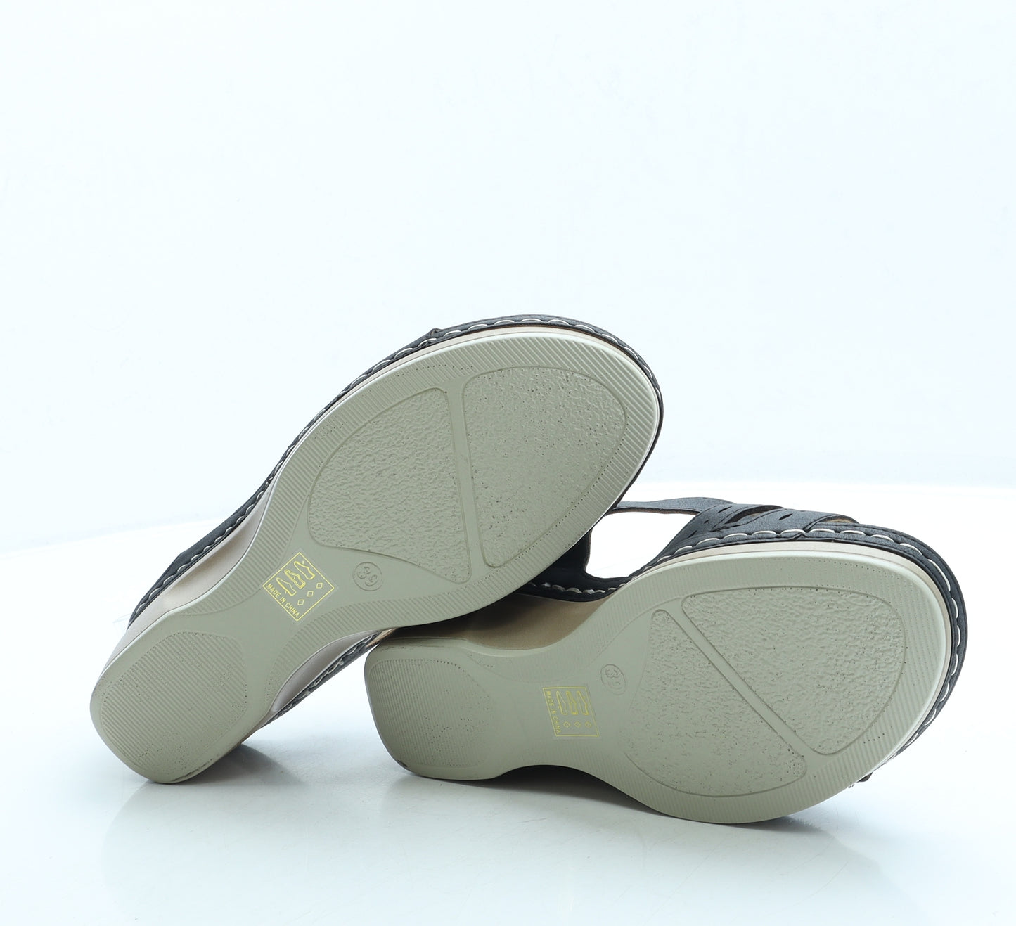 Libra Pop Womens Blue Leather Strappy Heel UK 6 39