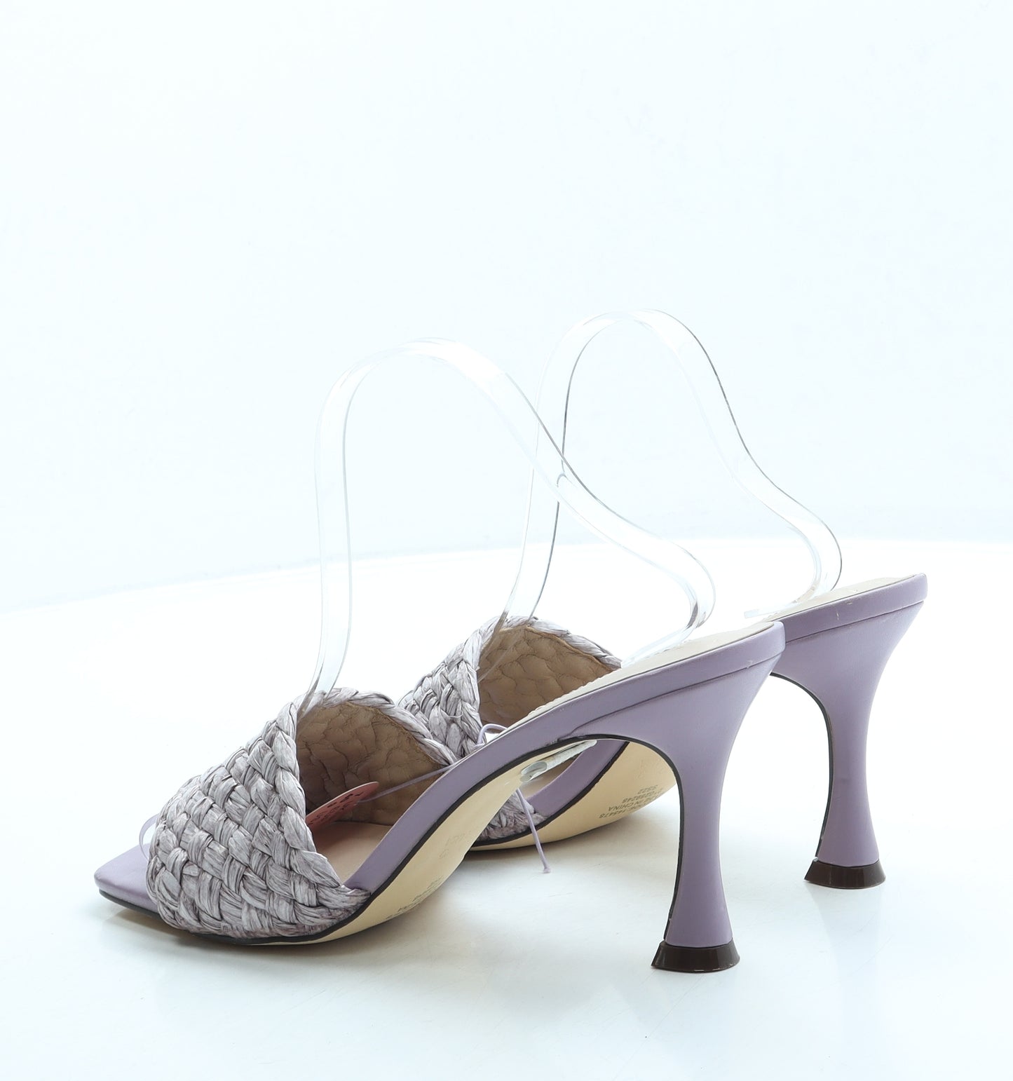 Primark Womens Purple Polyester Mule Heel UK 7 40 US 9