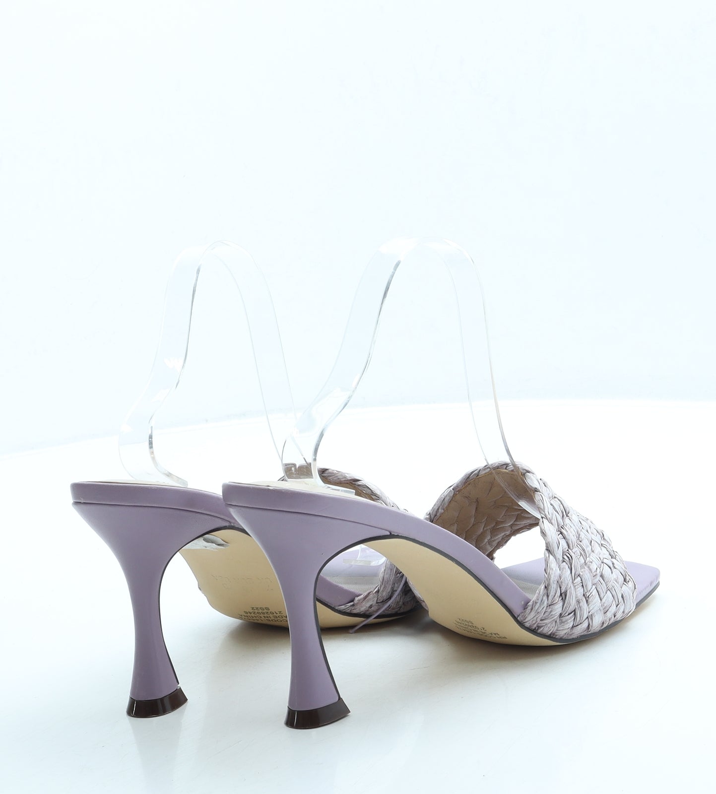 Primark Womens Purple Polyester Mule Heel UK 7 40 US 9