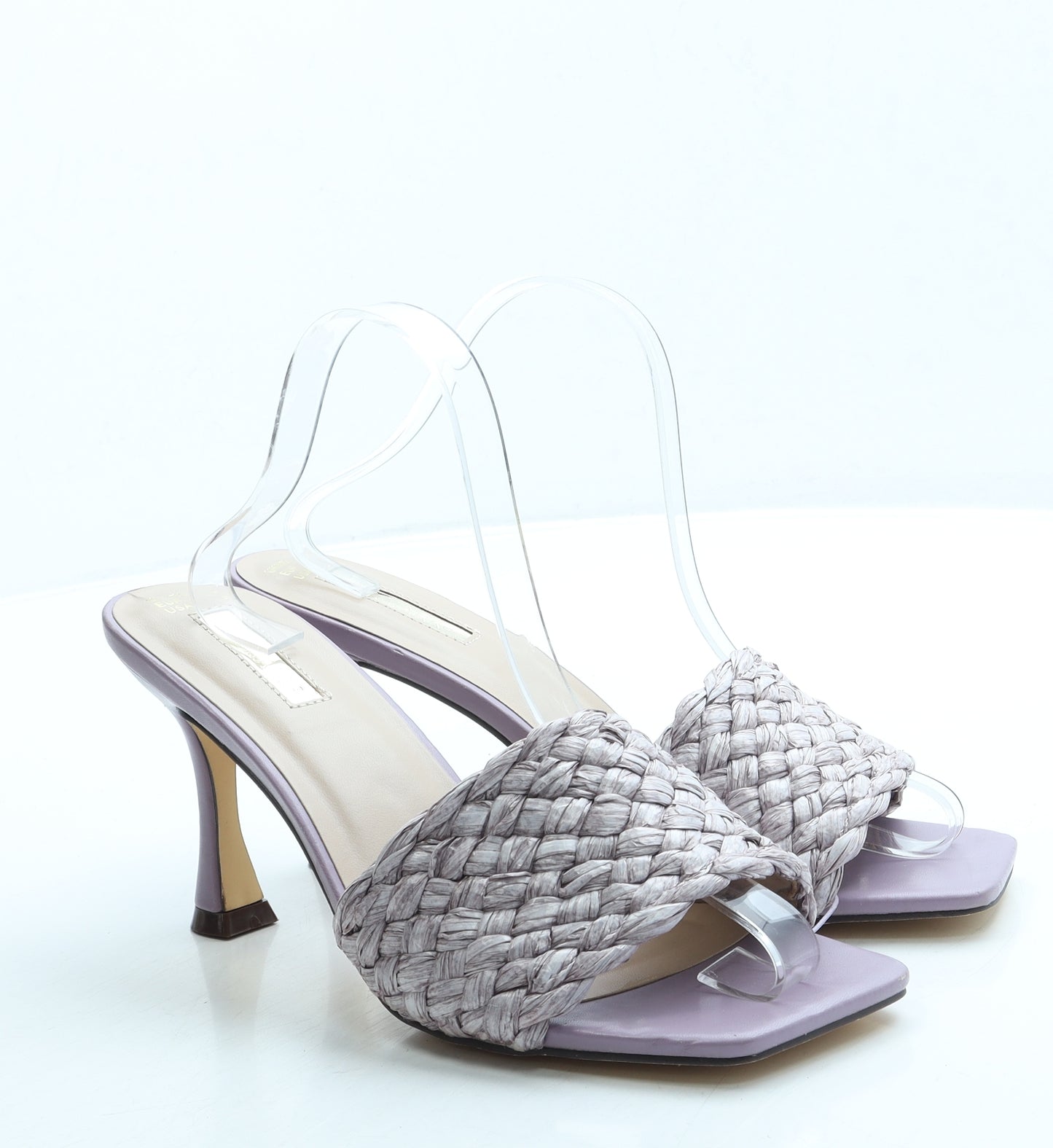 Primark Womens Purple Polyester Mule Heel UK 7 40 US 9