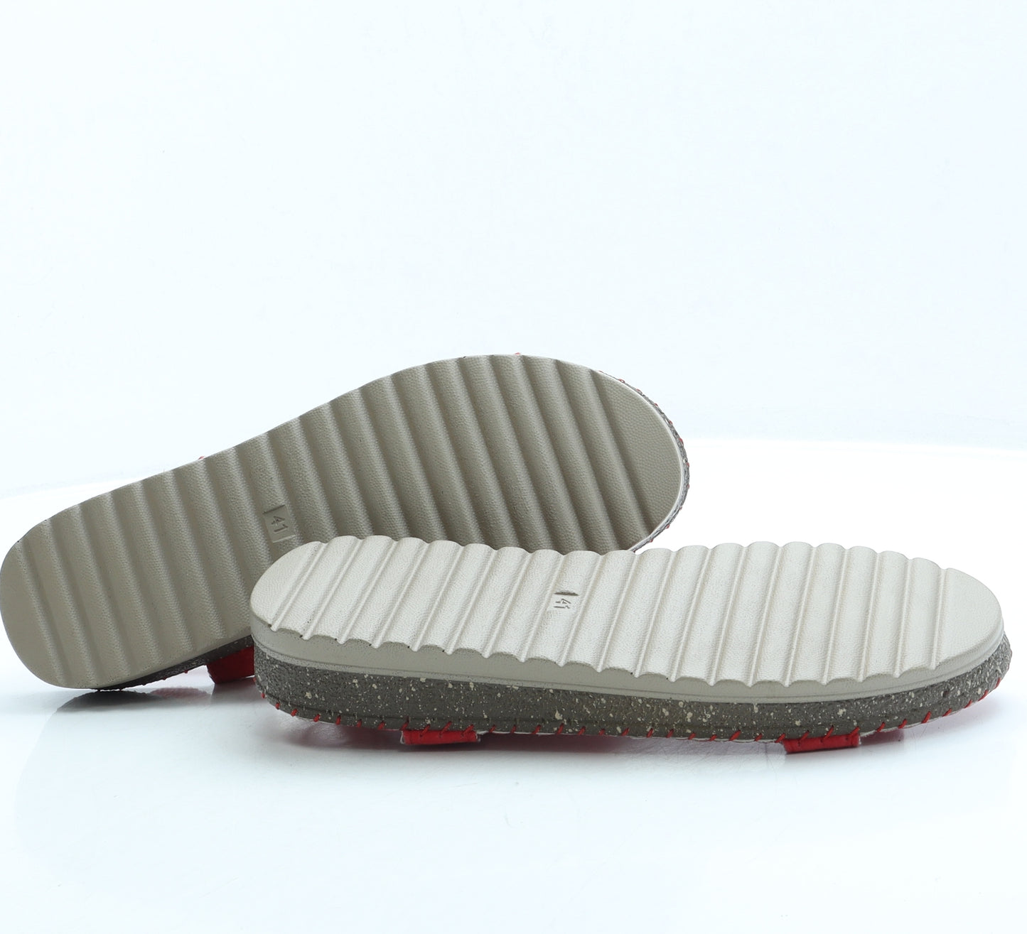 H. Valentina Womens Red Leather Slingback Sandal UK 7 41