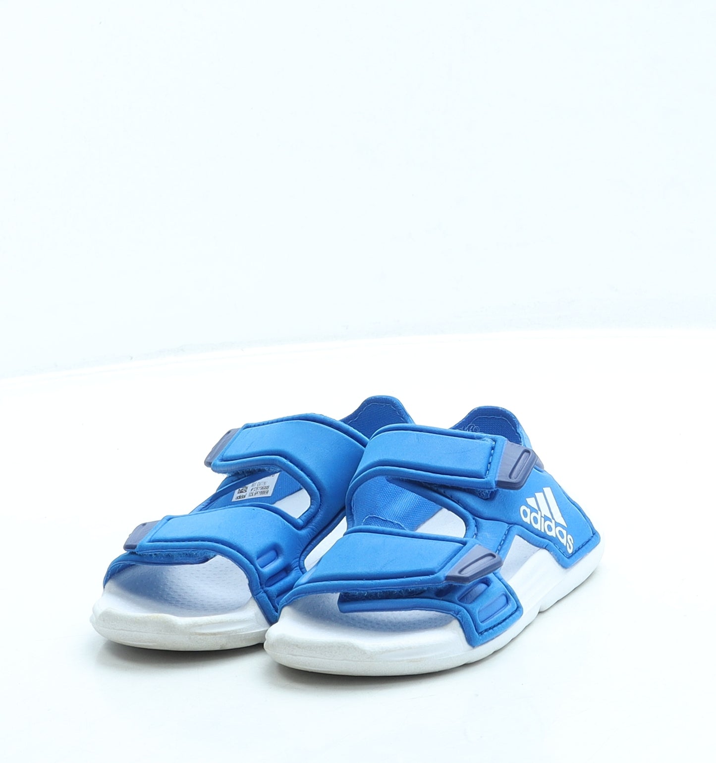adidas Boys Blue Rubber Slip On Sandal UK 6 23