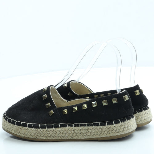 Primark Womens Black Fabric Espadrille Sandal UK 3 36 US 5