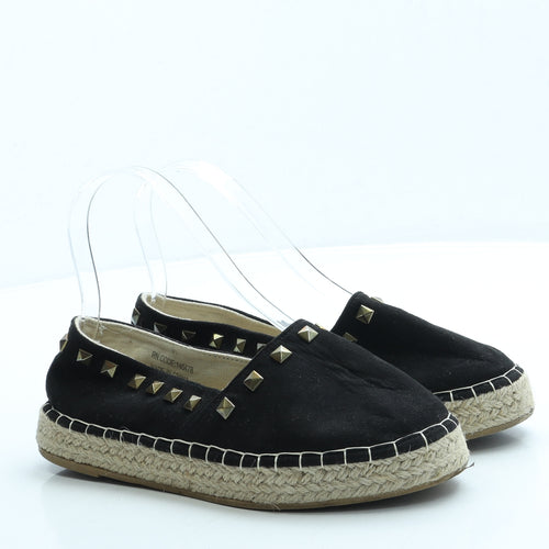 Primark Womens Black Fabric Espadrille Sandal UK 3 36 US 5