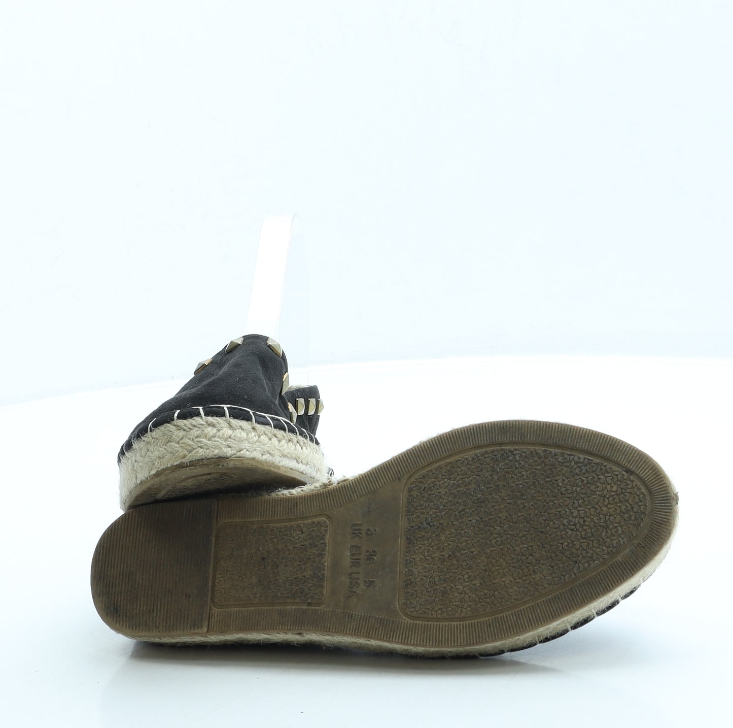 Primark Womens Black Fabric Espadrille Sandal UK 3 36 US 5