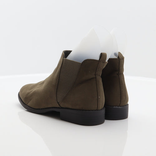 Atmopshere Womens Green Polyester Chelsea Boot UK 5 38