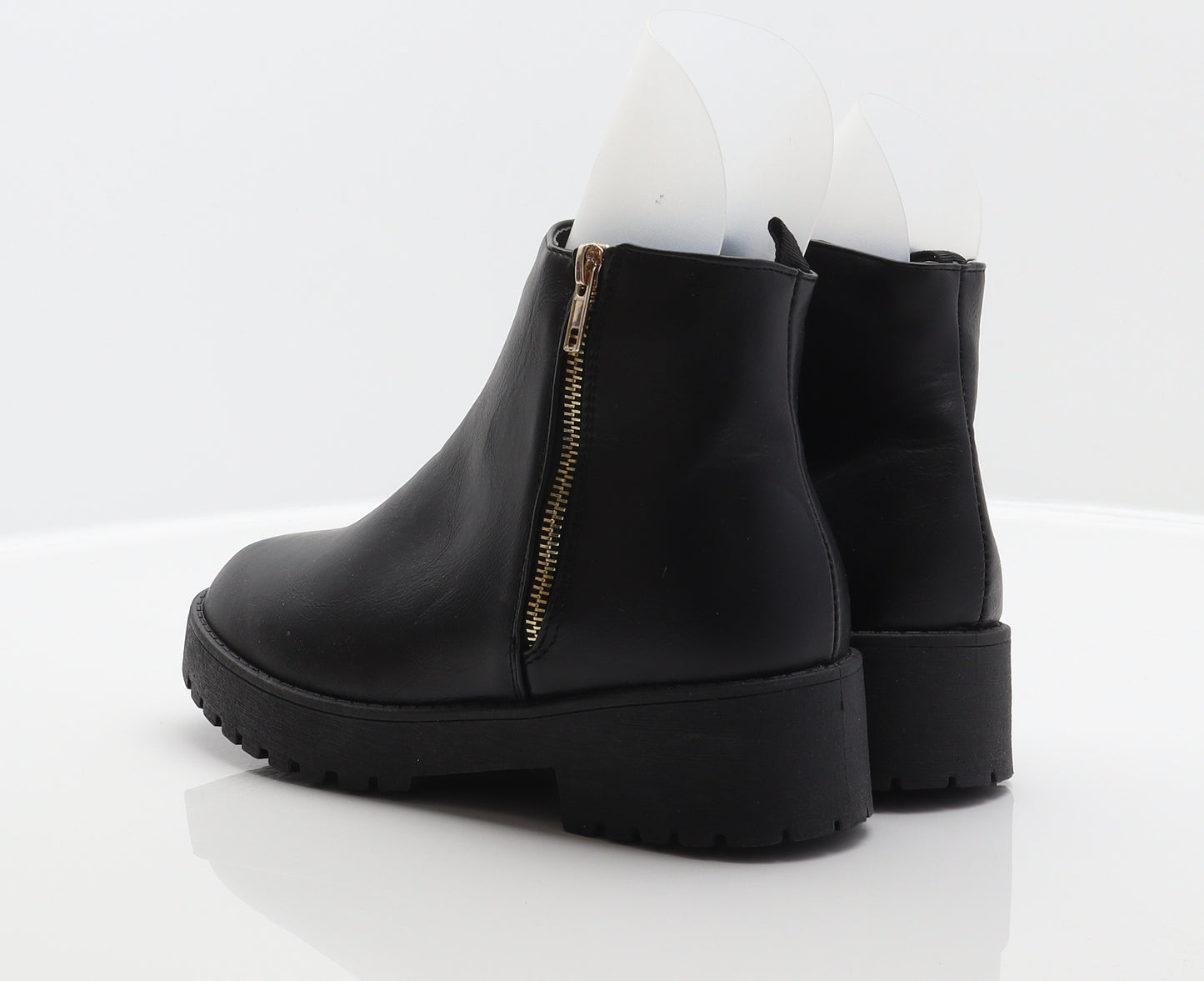 Truffle Collection Womens Black Synthetic Bootie Boot UK 6 39