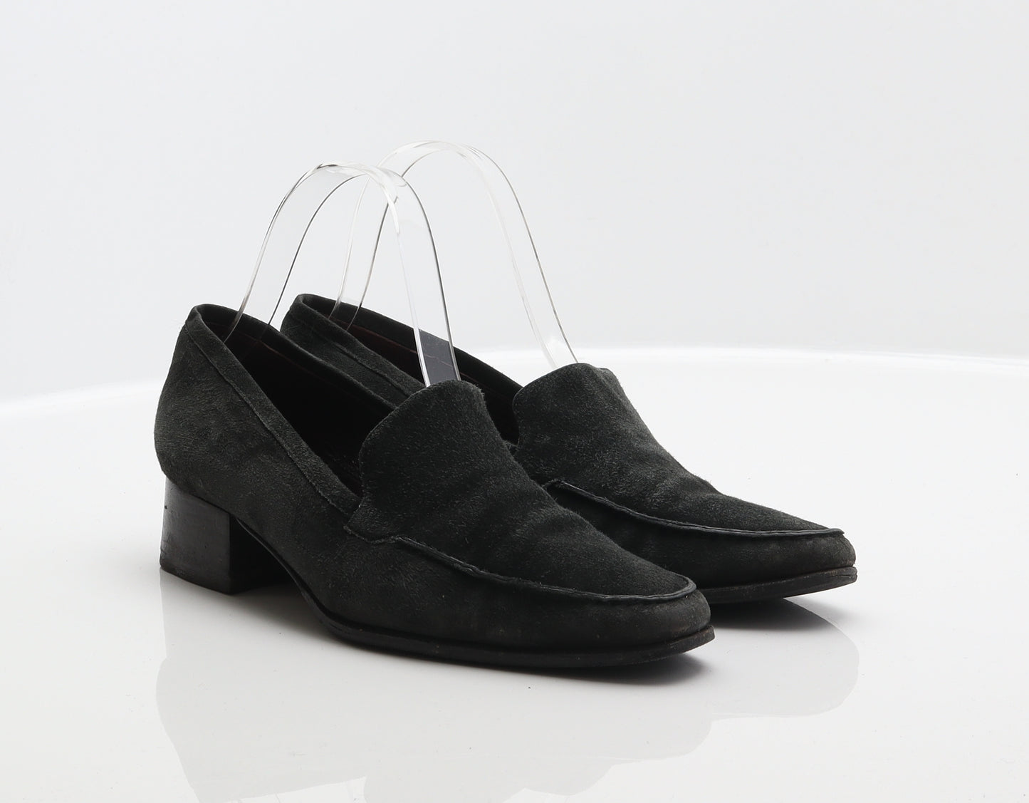 LK Bennett Womens Grey Suede Loafer Casual UK 3.5 36.5