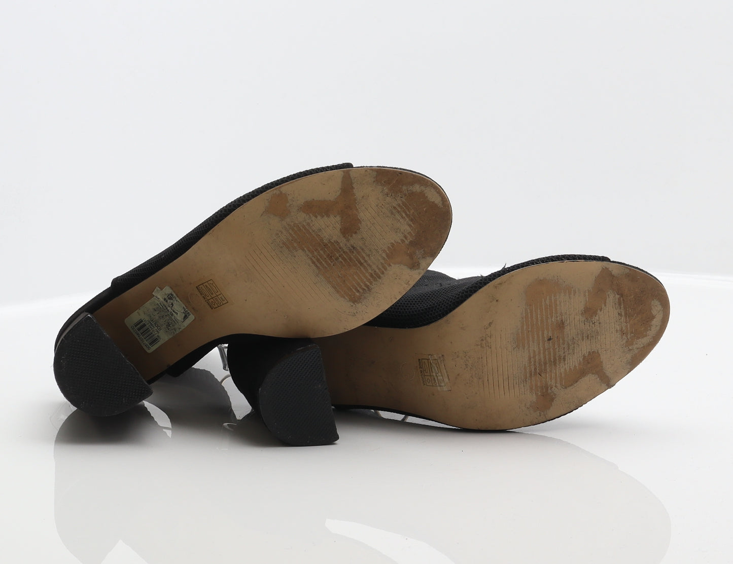 River Island Womens Black Polyester Bootie Boot UK 6 39