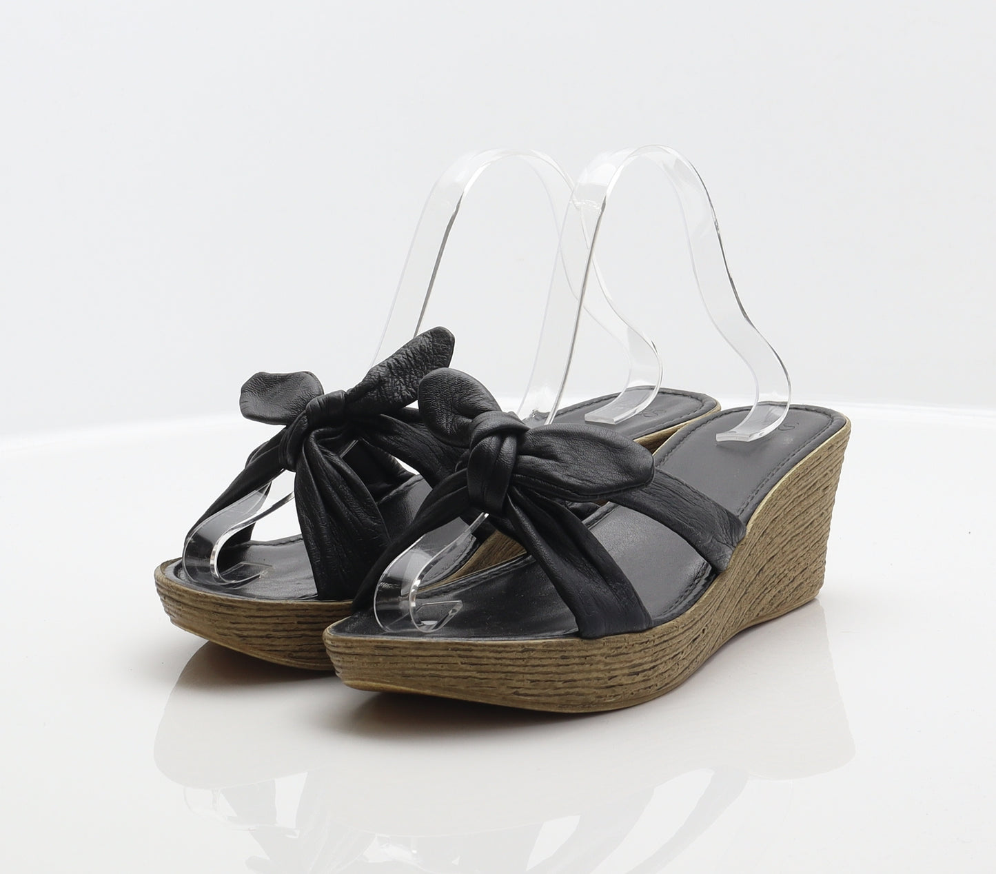 Marks and Spencer Womens Black Synthetic Slider Sandal UK 7.5