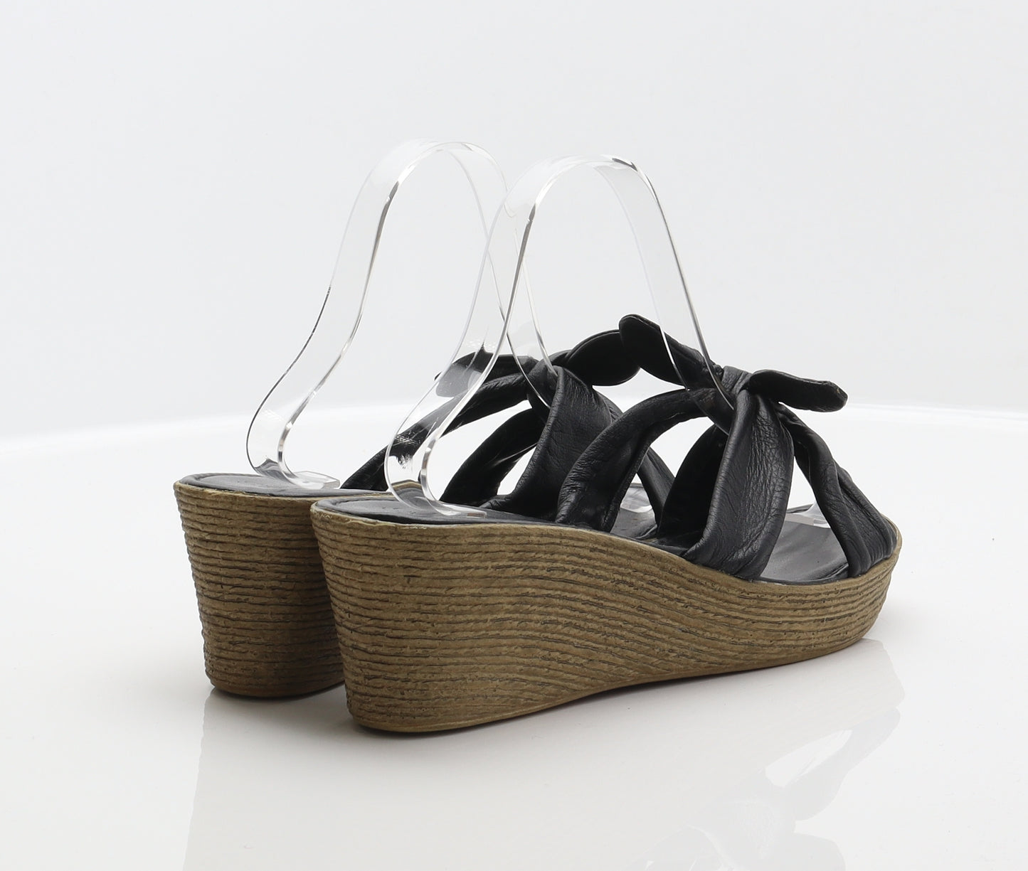 Marks and Spencer Womens Black Synthetic Slider Sandal UK 7.5