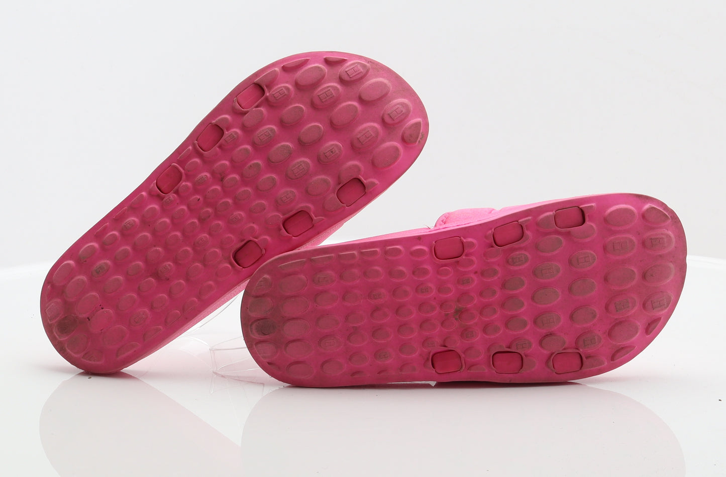 Tommy Hilfiger Womens Pink Polyester Slider Sandal UK 4 37