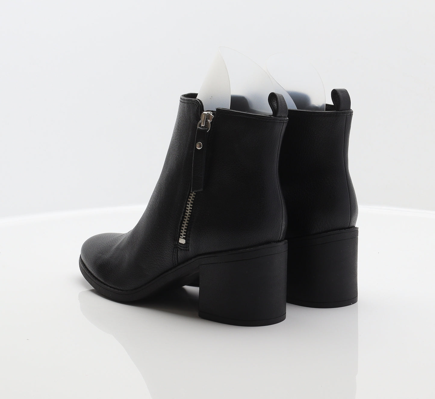 H&M Womens Black Synthetic Bootie Boot UK 5 38