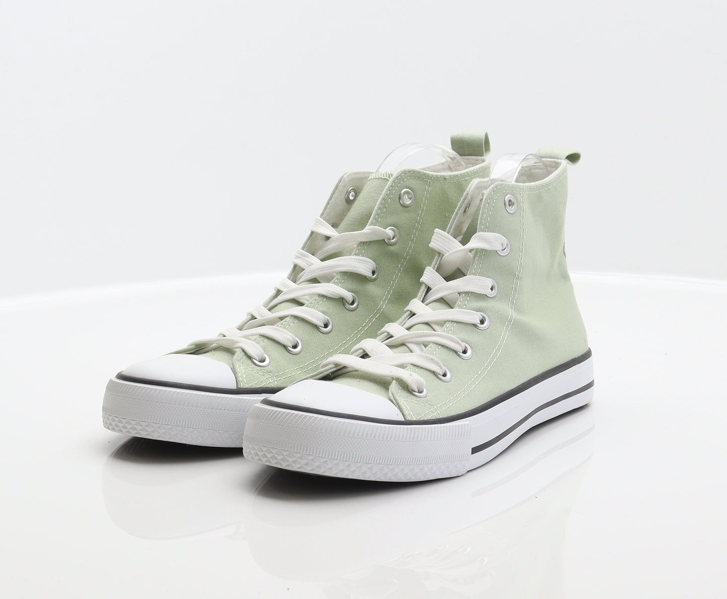 Primark Womens Green Fabric Trainer UK 6 39