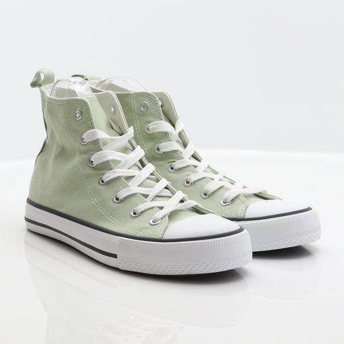 Primark Womens Green Fabric Trainer UK 6 39