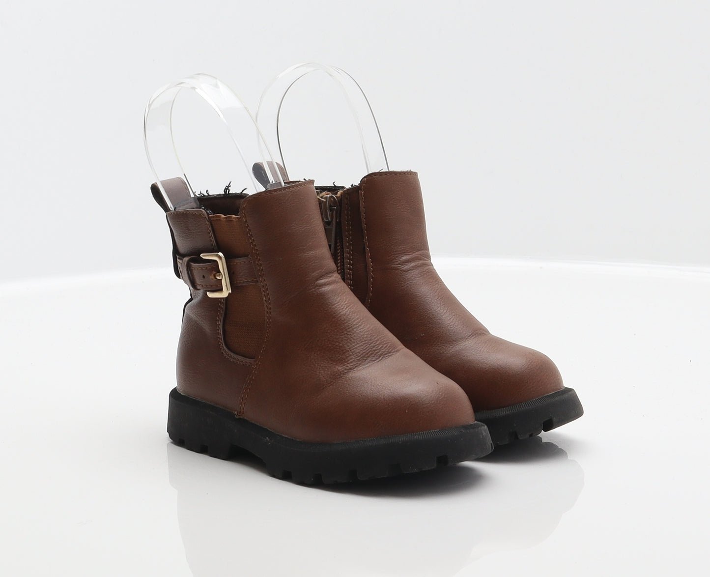 Matalan Girls Brown Synthetic Chelsea Boot UK 6 23
