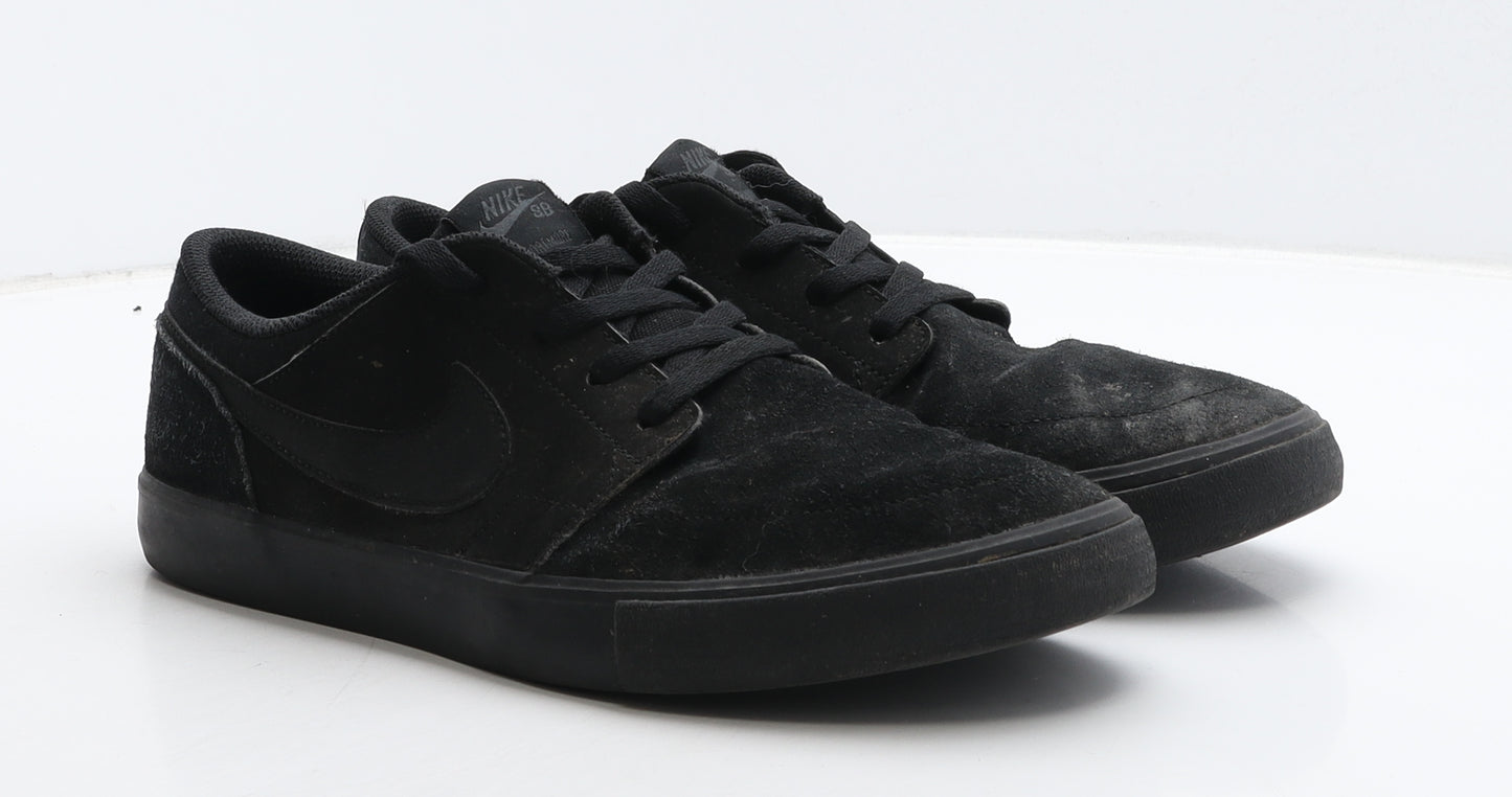 Nike Mens Black Suede Trainer UK 8 42.5