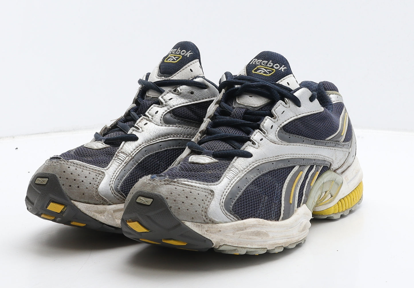 Reebok Mens Blue Striped Fabric Trainer UK 7.5 41