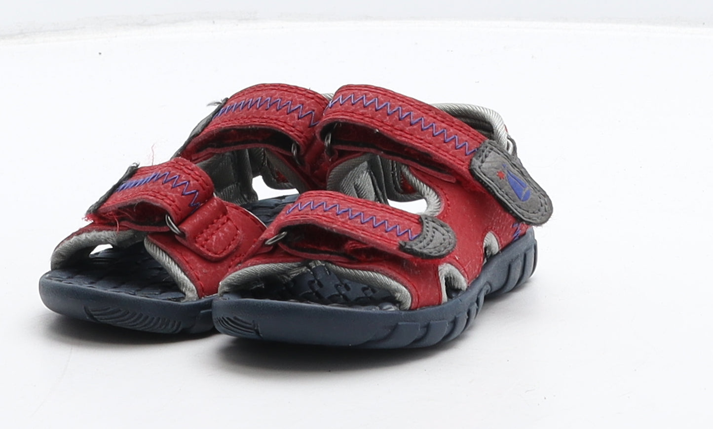 NEXT Boys Red Synthetic Slip On Sandal UK 4