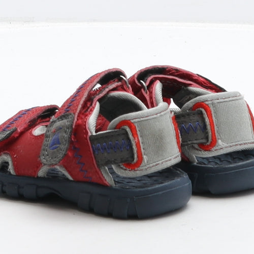 NEXT Boys Red Synthetic Slip On Sandal UK 4