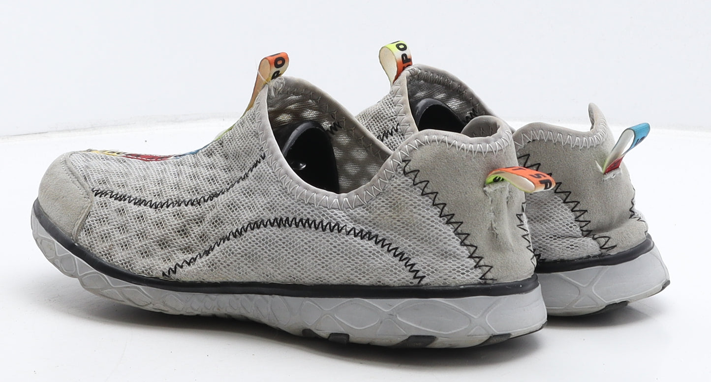 Sport Mens Grey Fabric Trainer UK 8 41