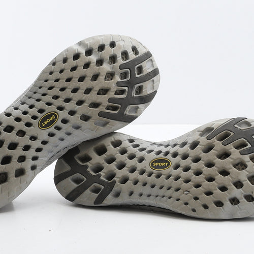 Sport Mens Grey Fabric Trainer UK 8 41