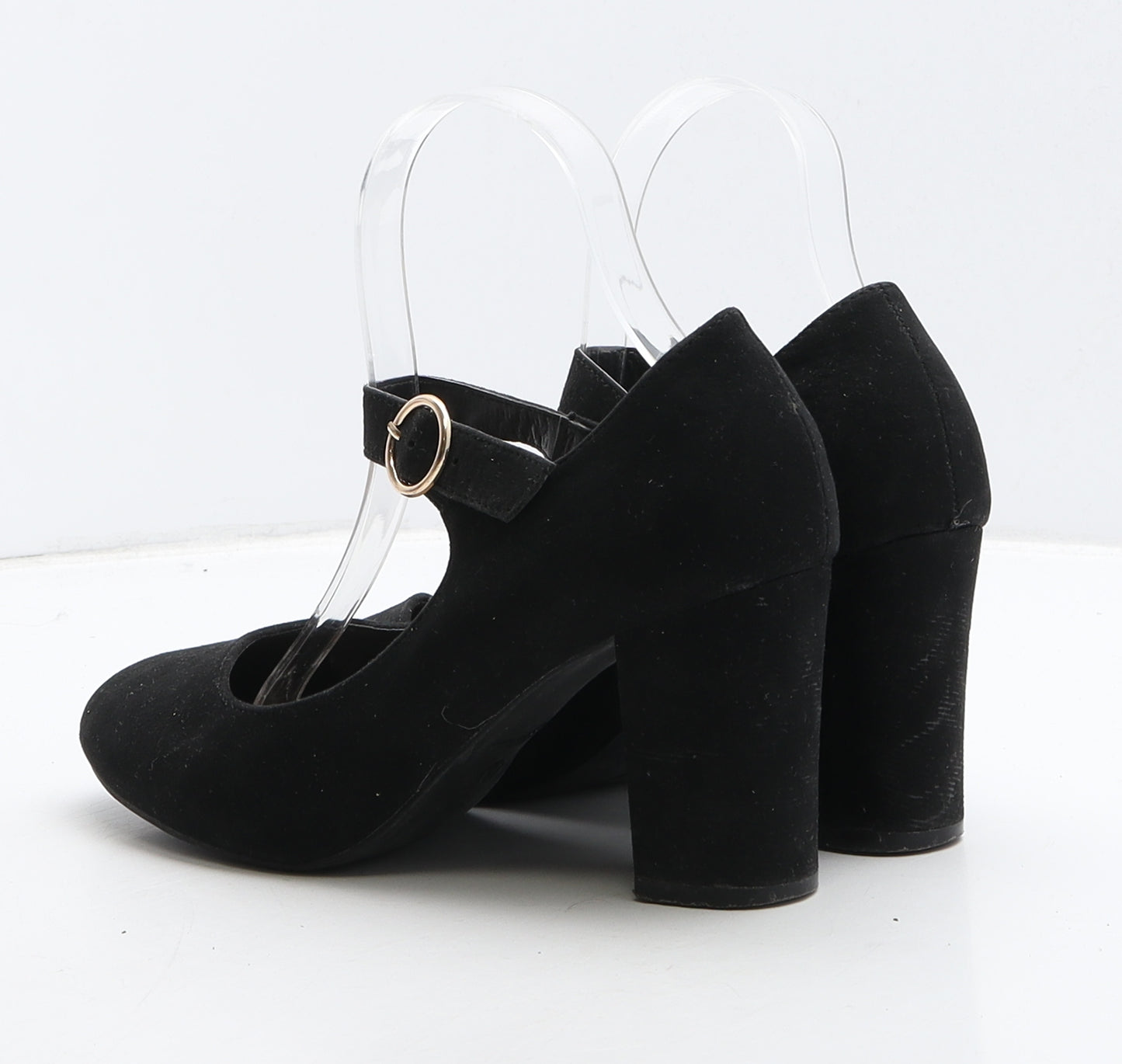 Comfort Womens Black Suede Court Heel UK 5 38
