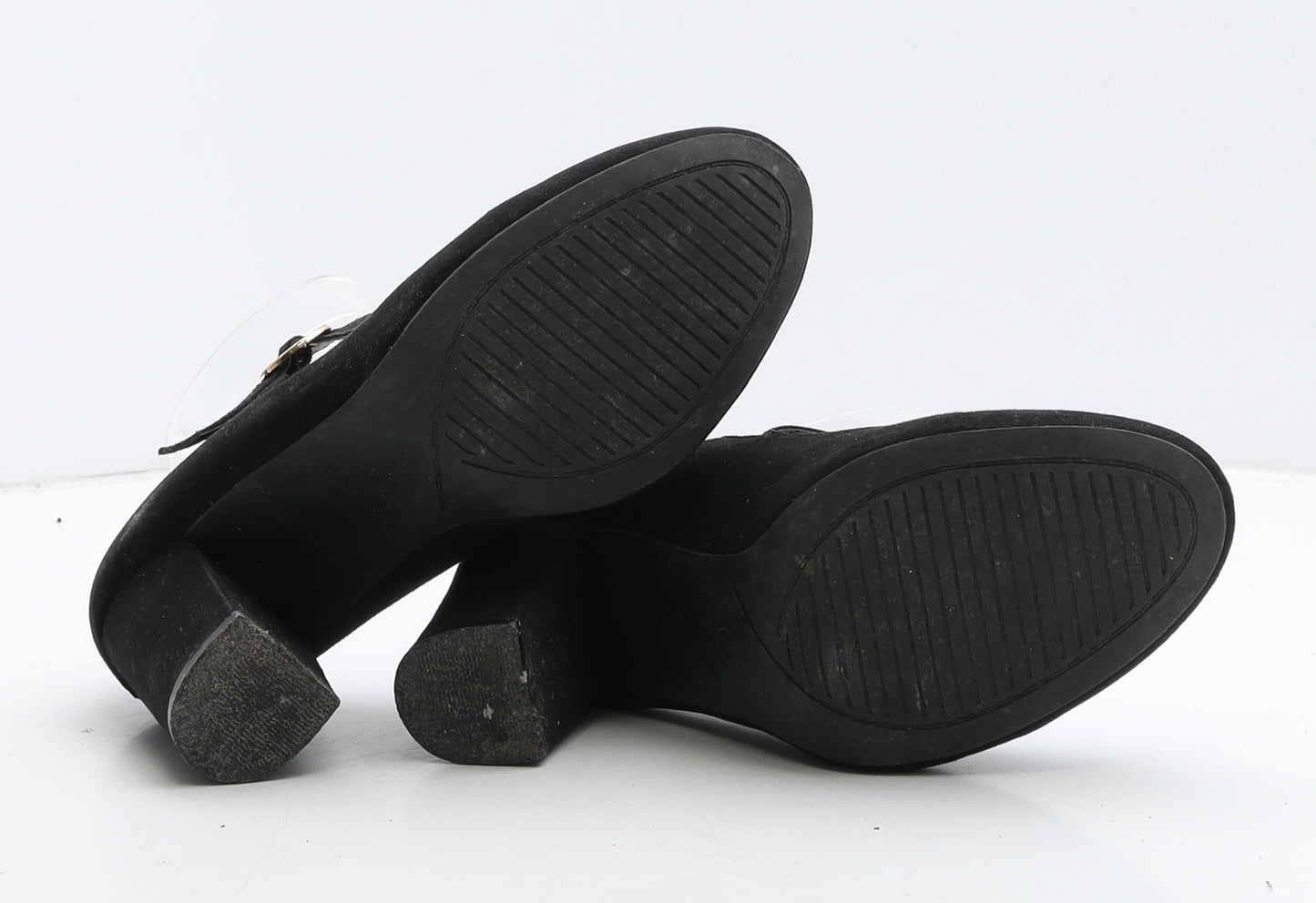 Comfort Womens Black Suede Court Heel UK 5 38
