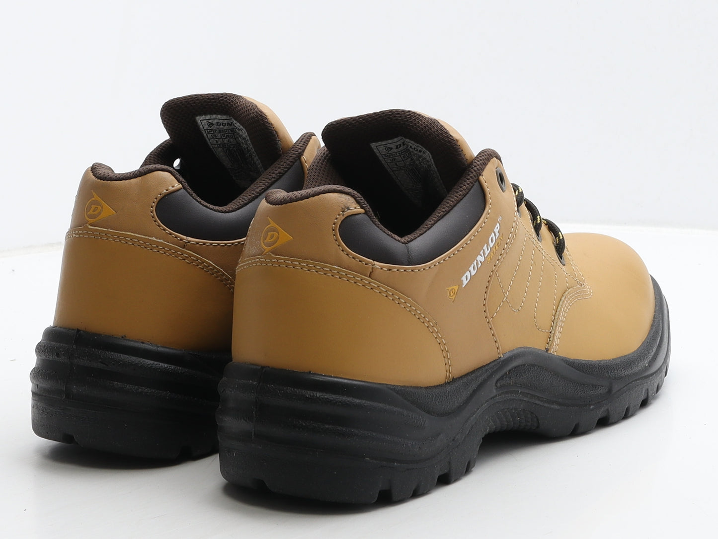 Dunlop Mens Beige Leather Combat Boot UK 8 42 - Work Wear