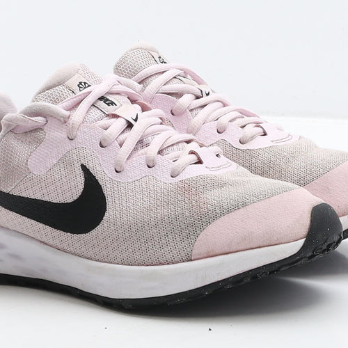 Nike Girls Pink Trainer UK 3 35.5