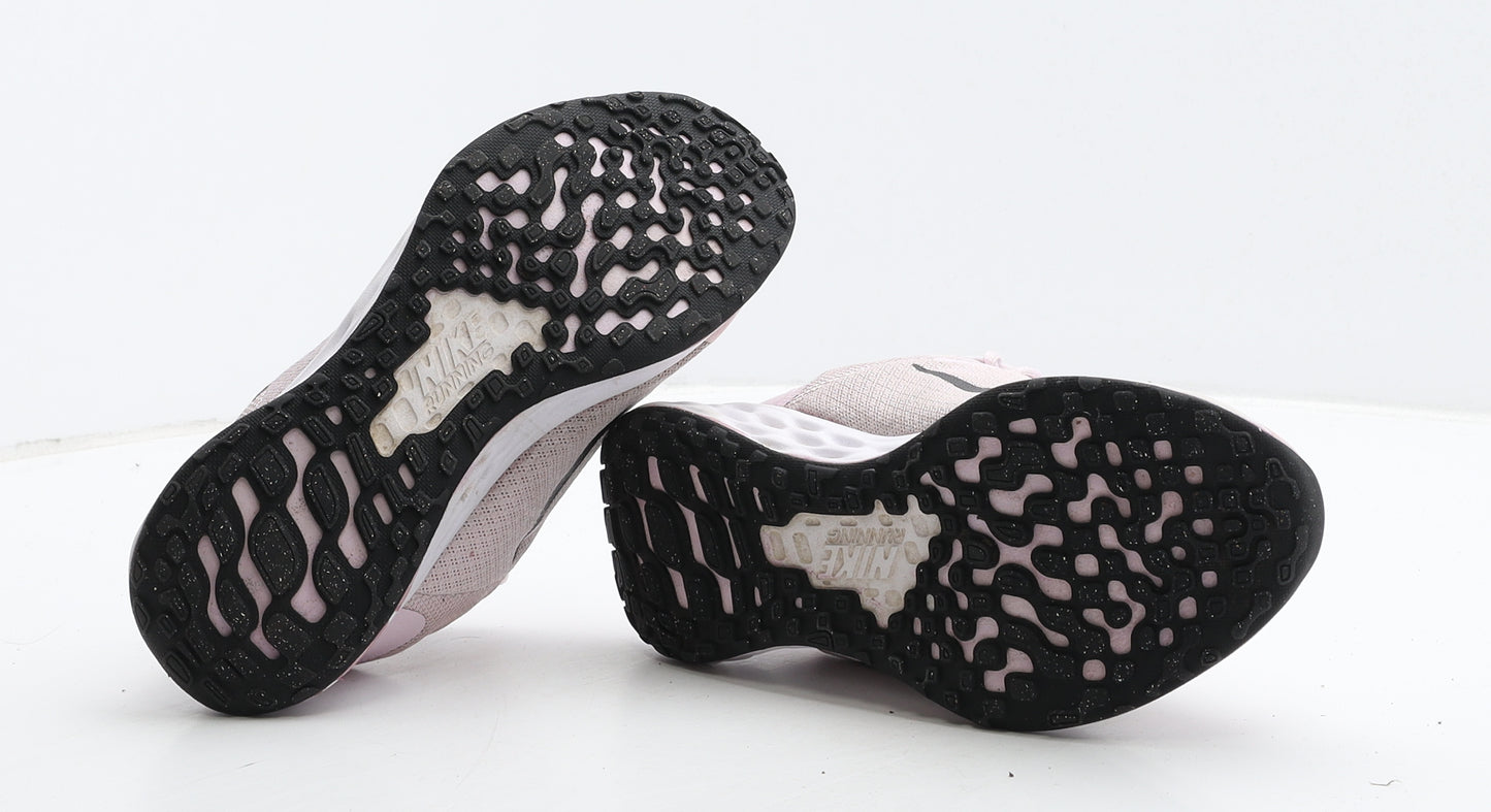 Nike Girls Pink Trainer UK 3 35.5