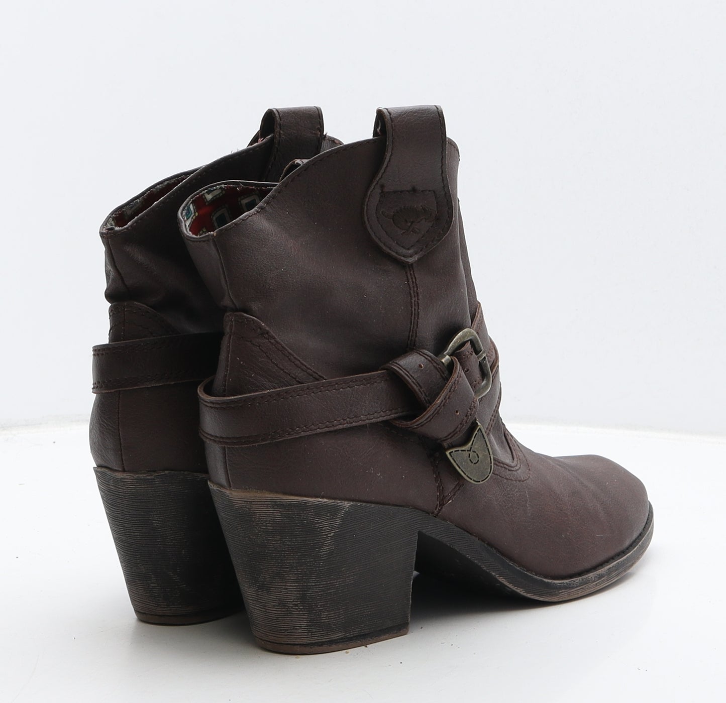 Rocket Dog Womens Brown Leather Cowboy Boot UK 8 41