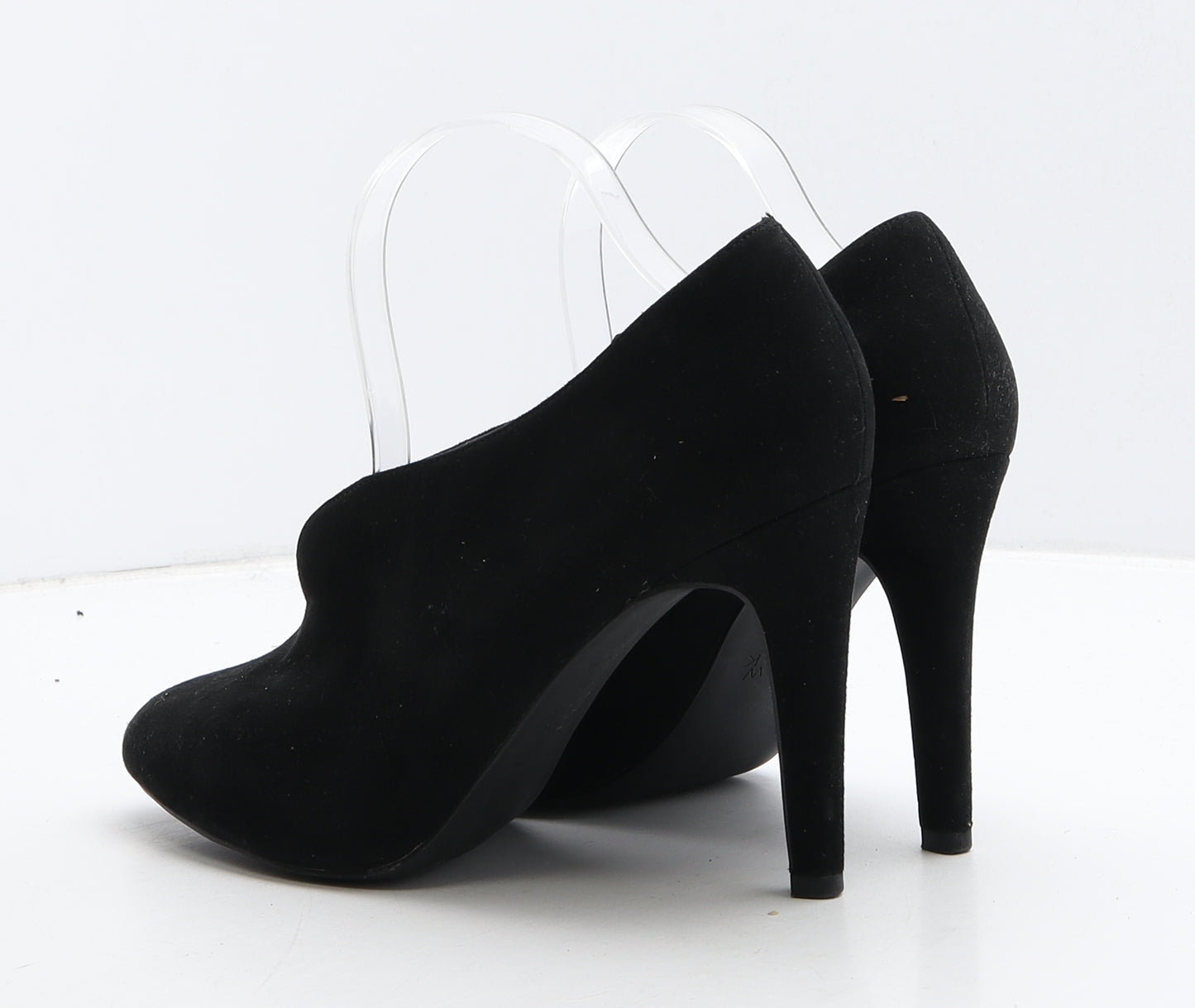 New Look Womens Black Suede Court Heel UK 7 40