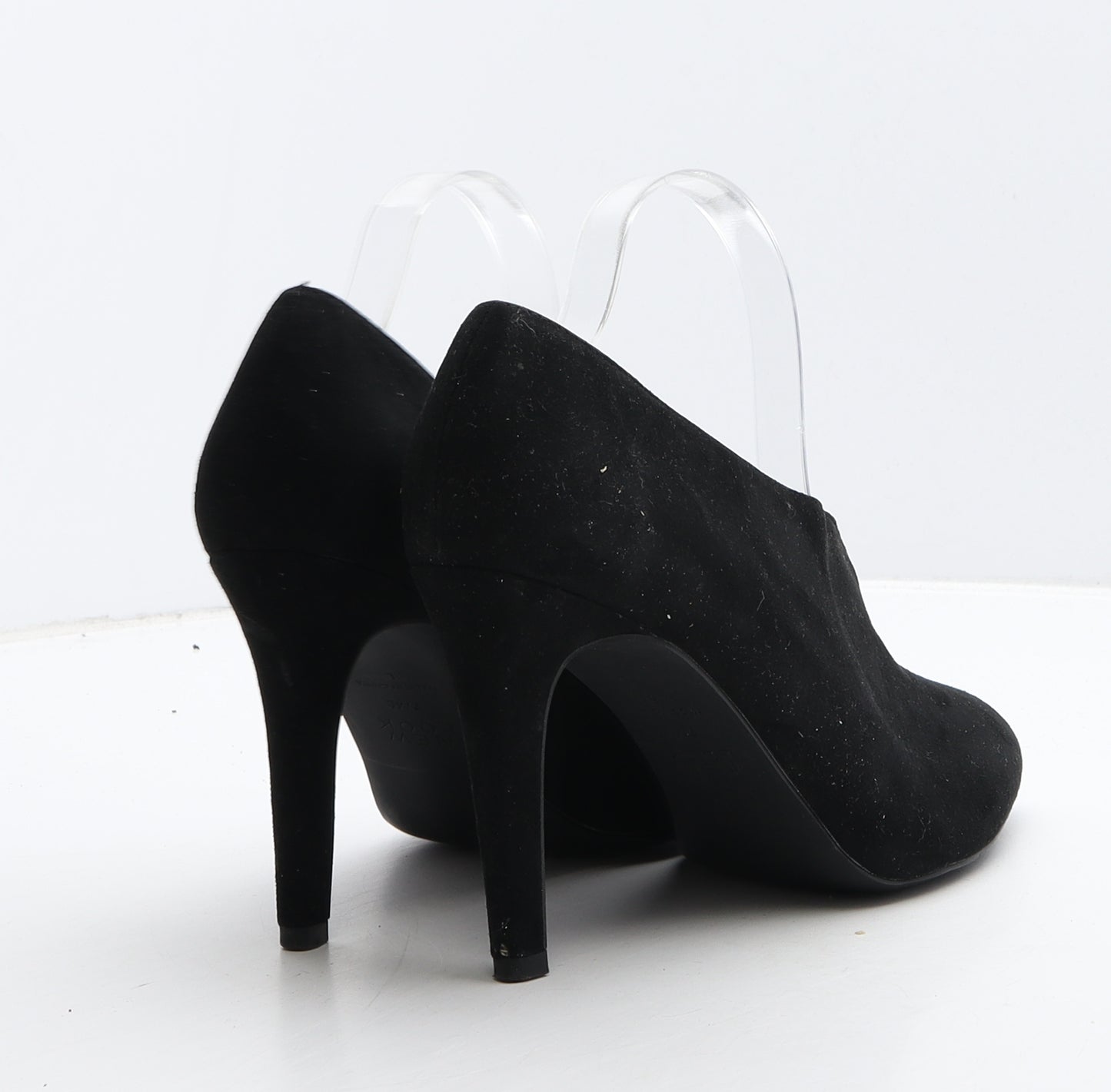New Look Womens Black Suede Court Heel UK 7 40
