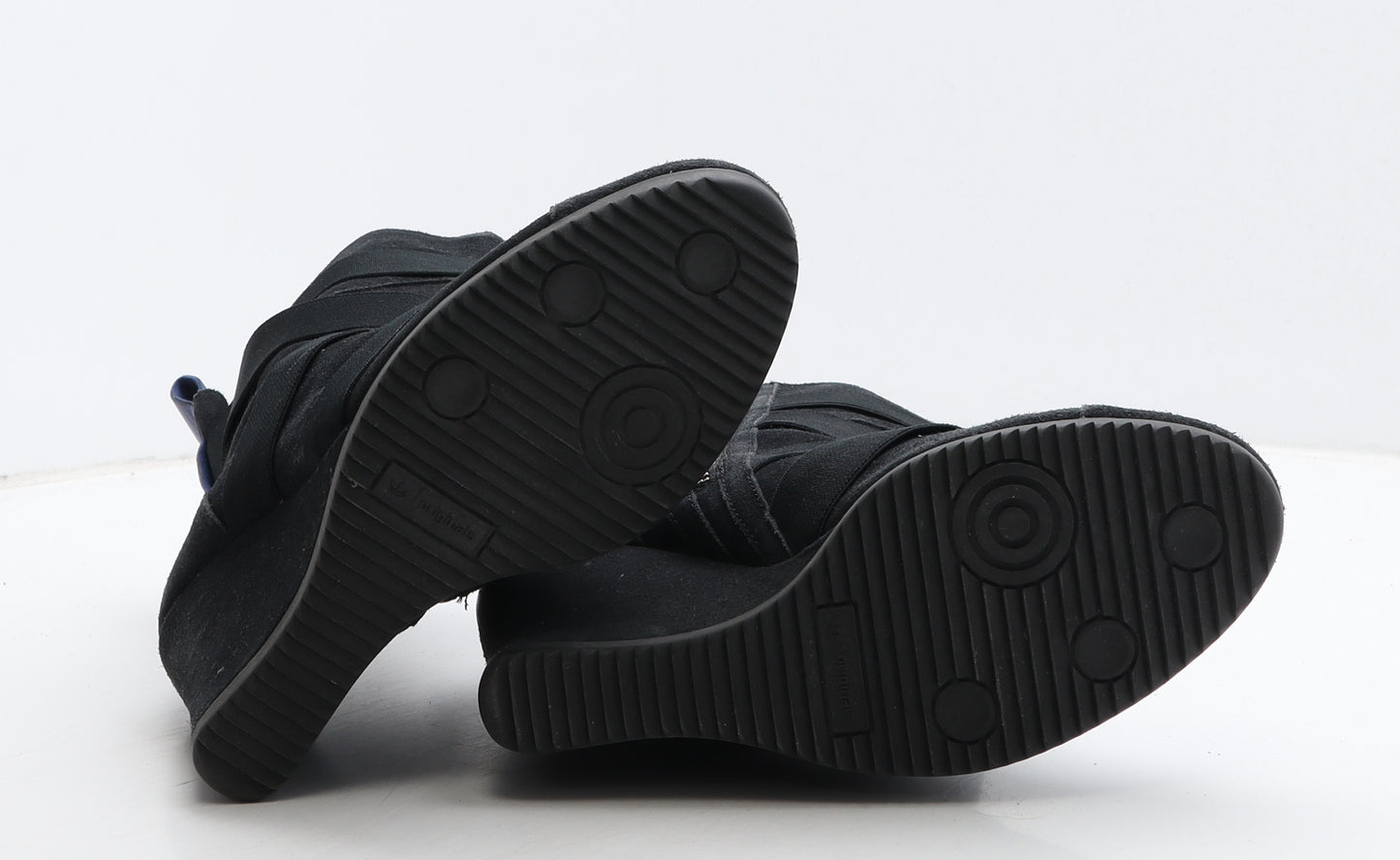 adidas Womens Black Suede Slip On Boot UK 8