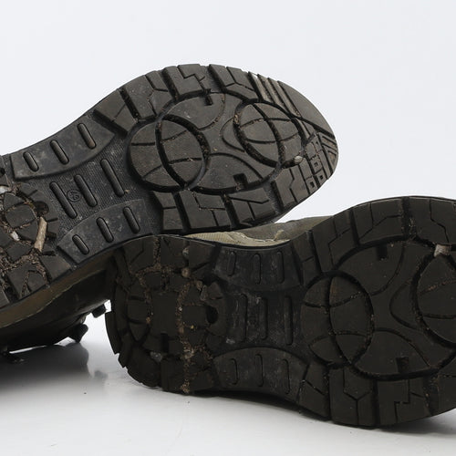 Dandew Mens Green Leather Combat Boot UK 9 43