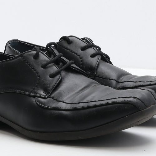 Giorgio Mens Black Leather Oxford Dress UK 9.5 44
