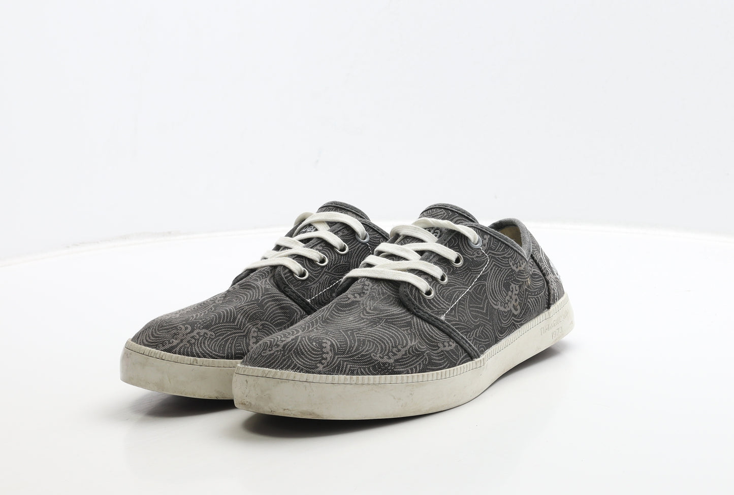 Timberland Mens Grey Geometric Fabric Trainer UK 7.5 41.5