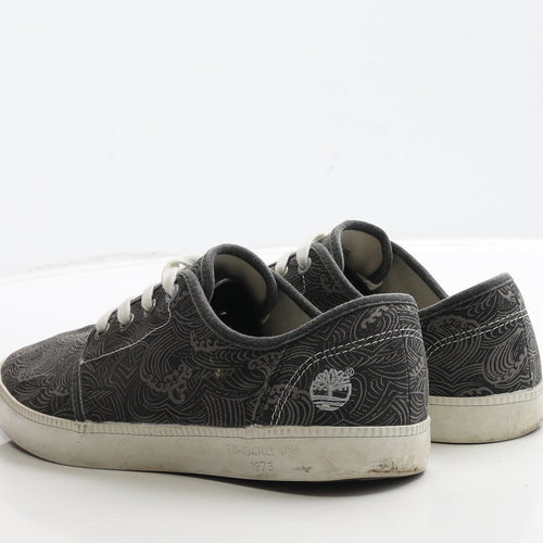 Timberland Mens Grey Geometric Fabric Trainer UK 7.5 41.5