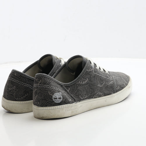 Timberland Mens Grey Geometric Fabric Trainer UK 7.5 41.5
