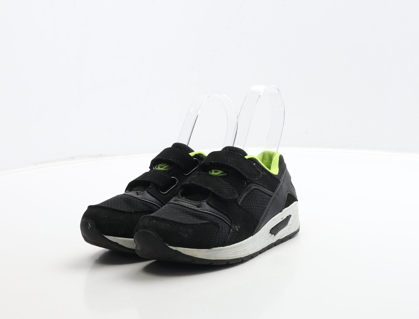 Mx2 Boys Black Polyester Trainer UK 12 30