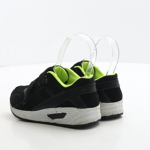 Mx2 Boys Black Polyester Trainer UK 12 30