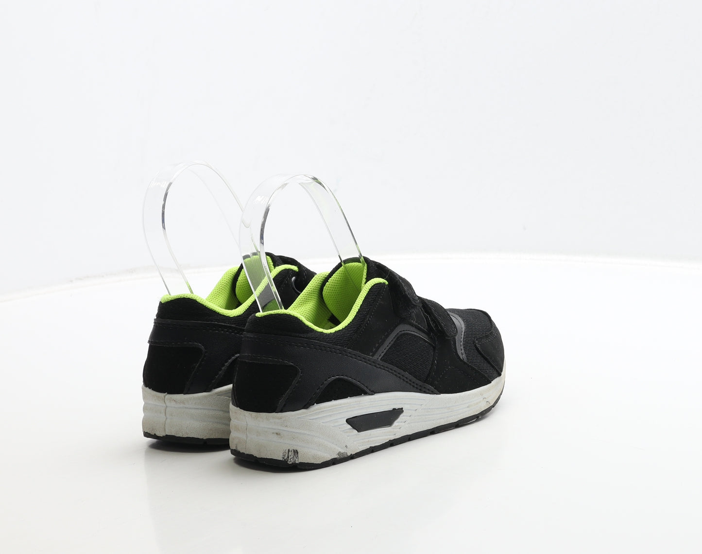 Mx2 Boys Black Polyester Trainer UK 12 30