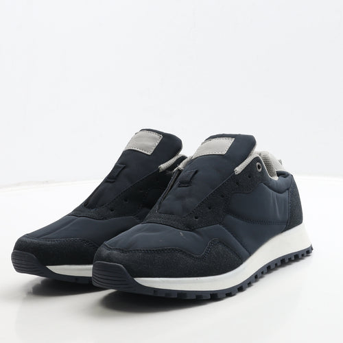 F&F Mens Blue Polyester Trainer UK 7 41