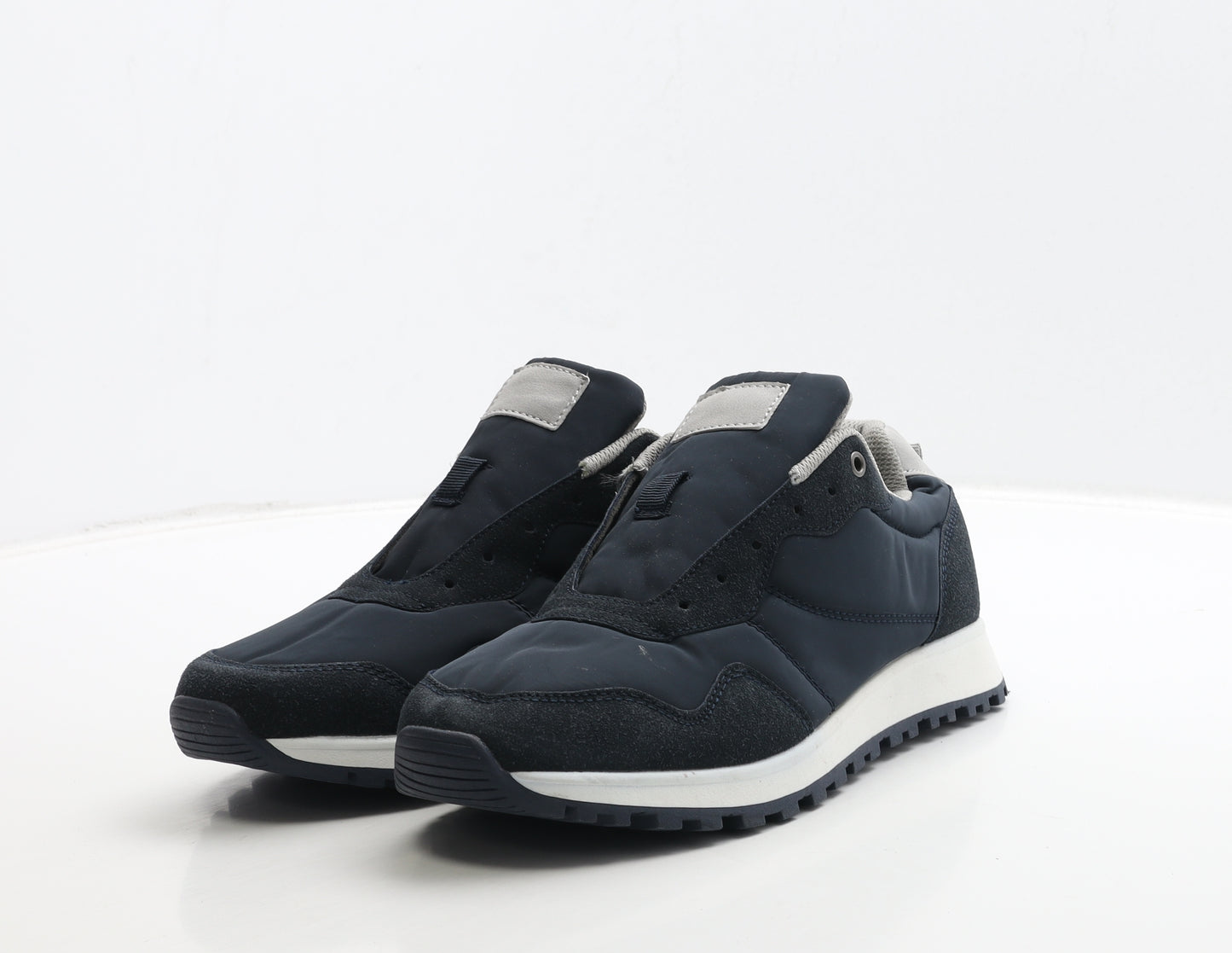 F&F Mens Blue Polyester Trainer UK 7 41